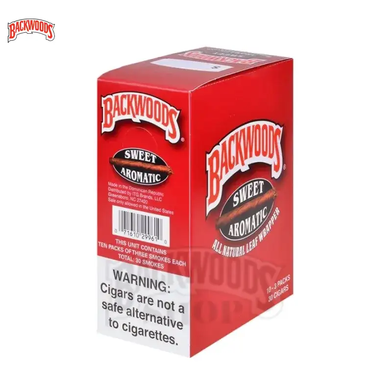 Backwoods Sweet Aromatic 10 packs of 3